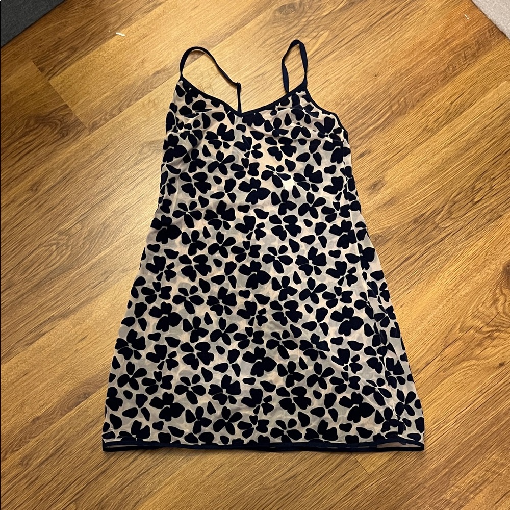 Victoria's Secret Navy and Beige slip dress